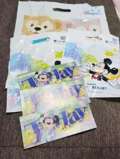 ディズニー　Today&ショップ袋