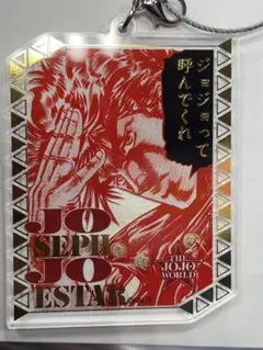 ジョセフ　ジョジョワールド　ワイヤーキーホルダー