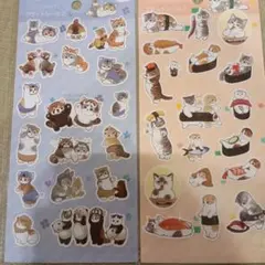 キャンドゥ mofusand フラットシールセット シール/ステッカー/猫/ねこ