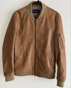 URBAN RESEARCH ゴートレザー MA-1 ジャケット 40 キャメル