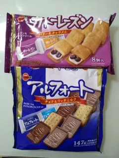 ブルボン アルフォート ガトーレーズン 2種セット