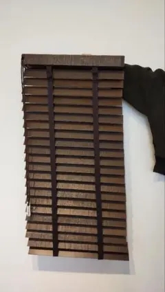 ブラインドカーテン 木製