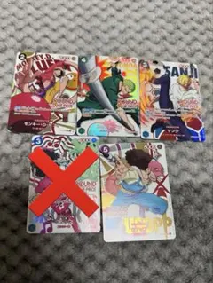 ラウンドワン　ROUND1 ワンピースカード5枚セット