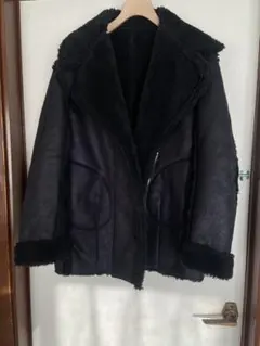 EMODA Wフェイスバルキーフェイクムートンコート