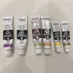 アクリル絵の具ターナーアクリルガッシュベビーファーストアート6本セット