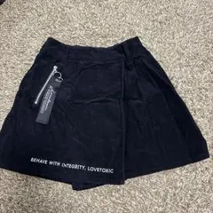 サイズ160 ラブトキ　黒スカート風キュロット