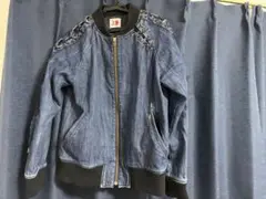 DIESEL 30周年記念 M レースアップ 花柄 デニムジャケット ブルゾンのサムネイル
