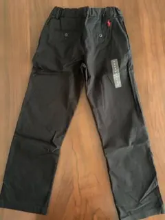 【新品未使用】ポロ ラルフローレン 黒 ボトムス パンツ 長ズボン140