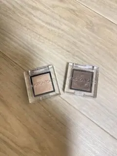 ADDICTION 単色アイシャドウ ベージュ・ブラウン 2個セット