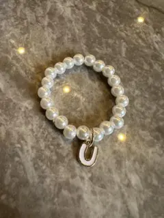 U☆イニシャルラブブ☆ネックレス