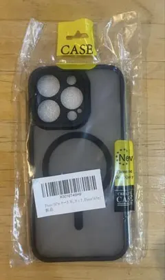 iPhone 14 Pro 用ケース ブラック マグネット対応
