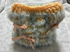 子供用　ふわもふネコ耳ニット帽