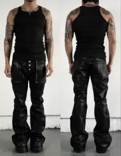 パンツ no_mass_prod 008GLM WAXED DENIM JEANS NO MASS PROD 008GLM WAXED DENIM JEANS S - メルカリ