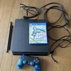 PlayStation 4 本体 + クリアブルーコントローラー