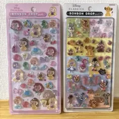 『正規品』ディズニーボンボンドロップシール　プリンセス　クラシック