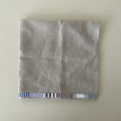 大判ハンカチ　麻　ストライプ