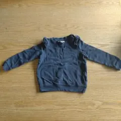 ラルフローレン ロゴ フリル付きＴシャツ ネイビー