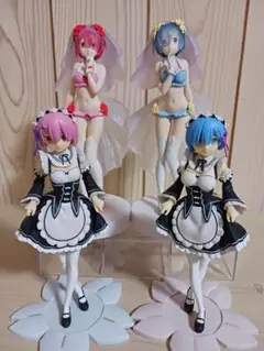 プレミアムフィギュア REM RAM curtsey　レム　ラム Re:ゼロ レム ラム curtsey Premium Figure Amazon.com: Sega Re