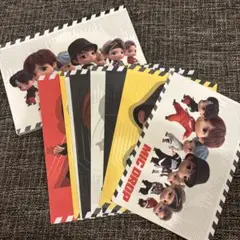 bts TinyTAN ポストカード　ポップアップ