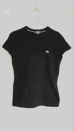 BURBERRY BLUE LABEL 半袖Tシャツ ブラック サイズ38のサムネイル