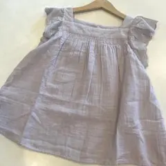 半額以下BONTON 薄紫　パープルブラウス　8aサイズ　新品未使用