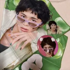 超特急 タクヤ AwA AwA スローガン アクキー 缶バッジ