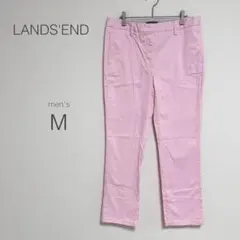 【ランズエンド】テーパードパンツ【M】ピンク チノパン ゴルフ きれいめ 人気のサムネイル