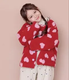 マーキーズ アウター ハート ボアジャケット