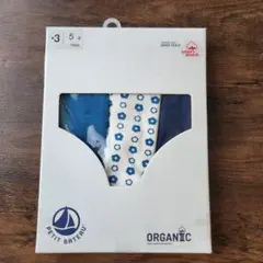 プチバトー ショーツ 3枚組 5a 110cm オーガニックコットン