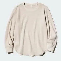 ユニクロ UNIQLO ワッフルT/長袖