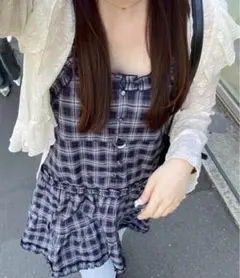 【@_chipi2xセレクト】キャミティアードチュニック　完売商品