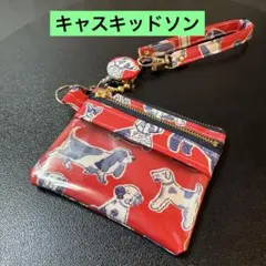 ☆ キャスキッドソンのポーチ 通帳 マスクも入る ラミネート生地