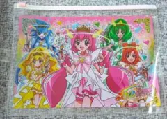 スマイルプリキュア　A4　スライダークリアポーチ　スマプリ　キュアハッピー