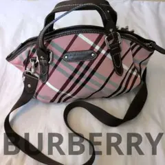 【極美品】BURBERRY BLUE LABEL　ノバチェック ショルダーバッグ