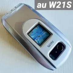 ⭐️レア未使用非売品❗️au W21S⚠️展示用の見本模型/人気のSONYエリクソン銀のサムネイル