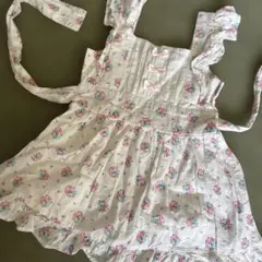 小花柄フリルノースリーブワンピース 90cm