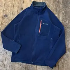 mont-bell クリマプラス100フリースジャケット サムホール 胸ポケット