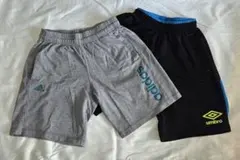 adidas Umbro サッカー用ショーツ 2点セット