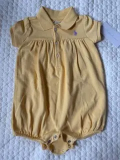【新品】9M Ralph Lauren ラルフローレン ロンパース イエローのサムネイル
