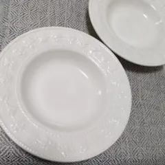 WEDGWOOD FESTIVITY IVORY スーププレート 2枚セットのサムネイル