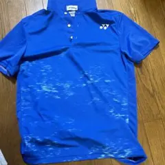 美品YONEX ヨネックス 青＆紫 水玉メッシュポロシャツ M 日本製 - メルカリ