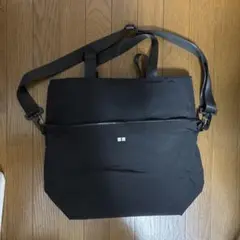 UNIQLO 2WAY スポーツバッグ　ショルダーバッグ　ブラック
