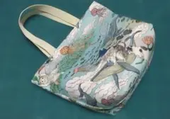 おとぎの国の猫と仲間たち　お散歩バック　サブバック　はんどめいど