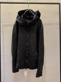 00s japanese label leather hoodie jacketのサムネイル