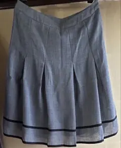 Peyton Placeペイトンプレイス グレー 膝丈 フレアスカート