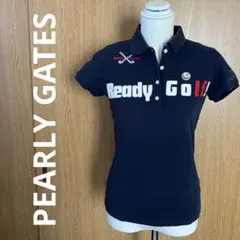 【PEARLY GATES 】ポロシャツ ネイビー