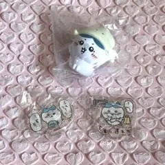 ちいかわ　ハチワレ　3点セット　観光　アクスタ　水族館　ソフビフィギュア