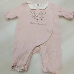 SLAP SLIP ベビー ロンパース うさぎ ピンク 60cm