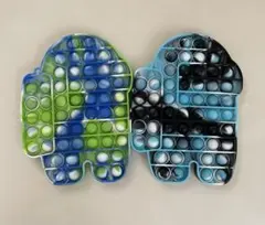 Among us アモングアス プッシュポップ 2点セット　大きめ