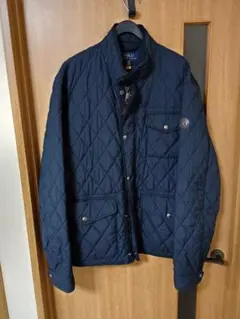 美品Polo Ralph Lauren ネイビー キルティングジャケット　XXL